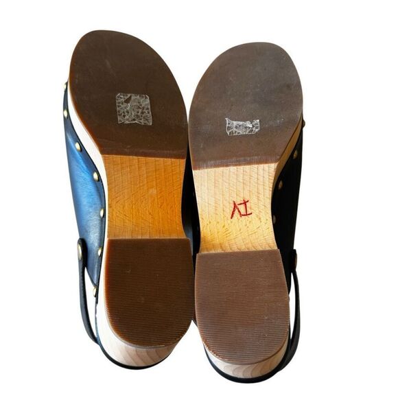 J. Crew Factory Black Heeled Clogs - Picture 7 of 14